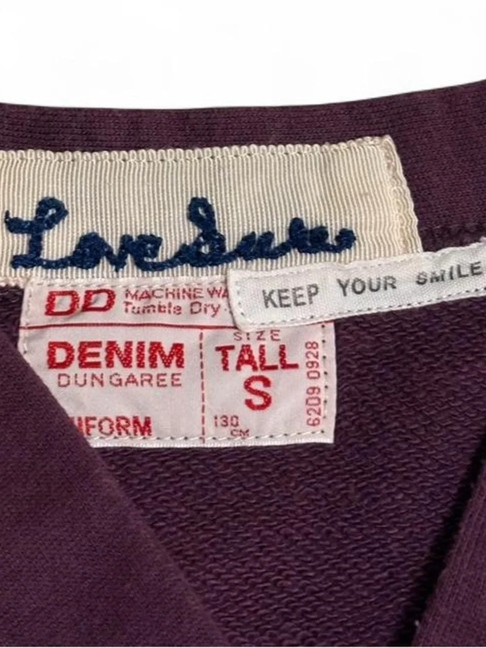 Denim Dungaree Japan brand sweat cardigan varsity choir band patches
